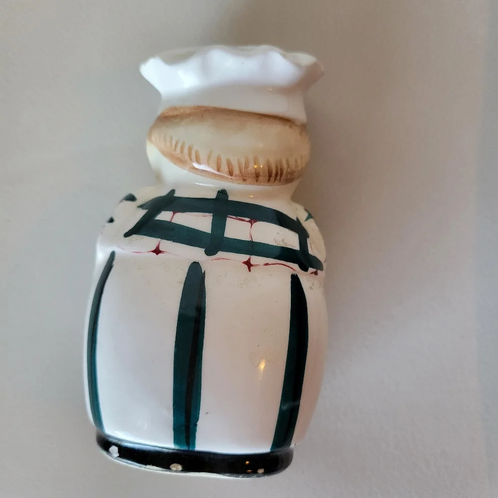 Vintage Kitschy Royal Sealy (?) Jolly Chef Salt or Pepper Shaker~Anthropomorphic